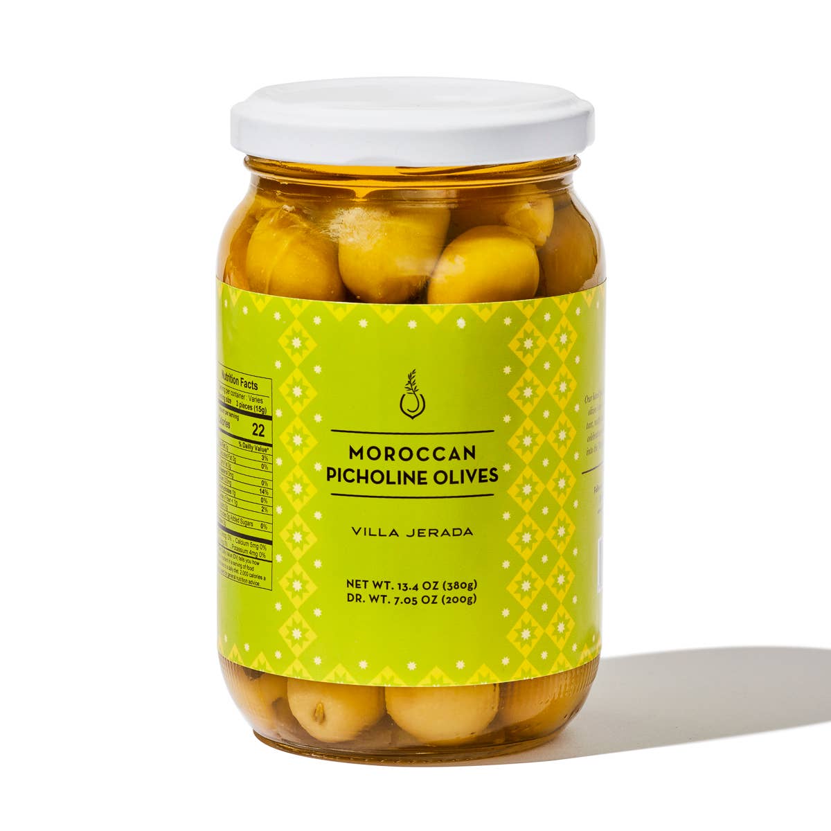 Villa Jerada - Picholine Olives (pitted) - 7oz