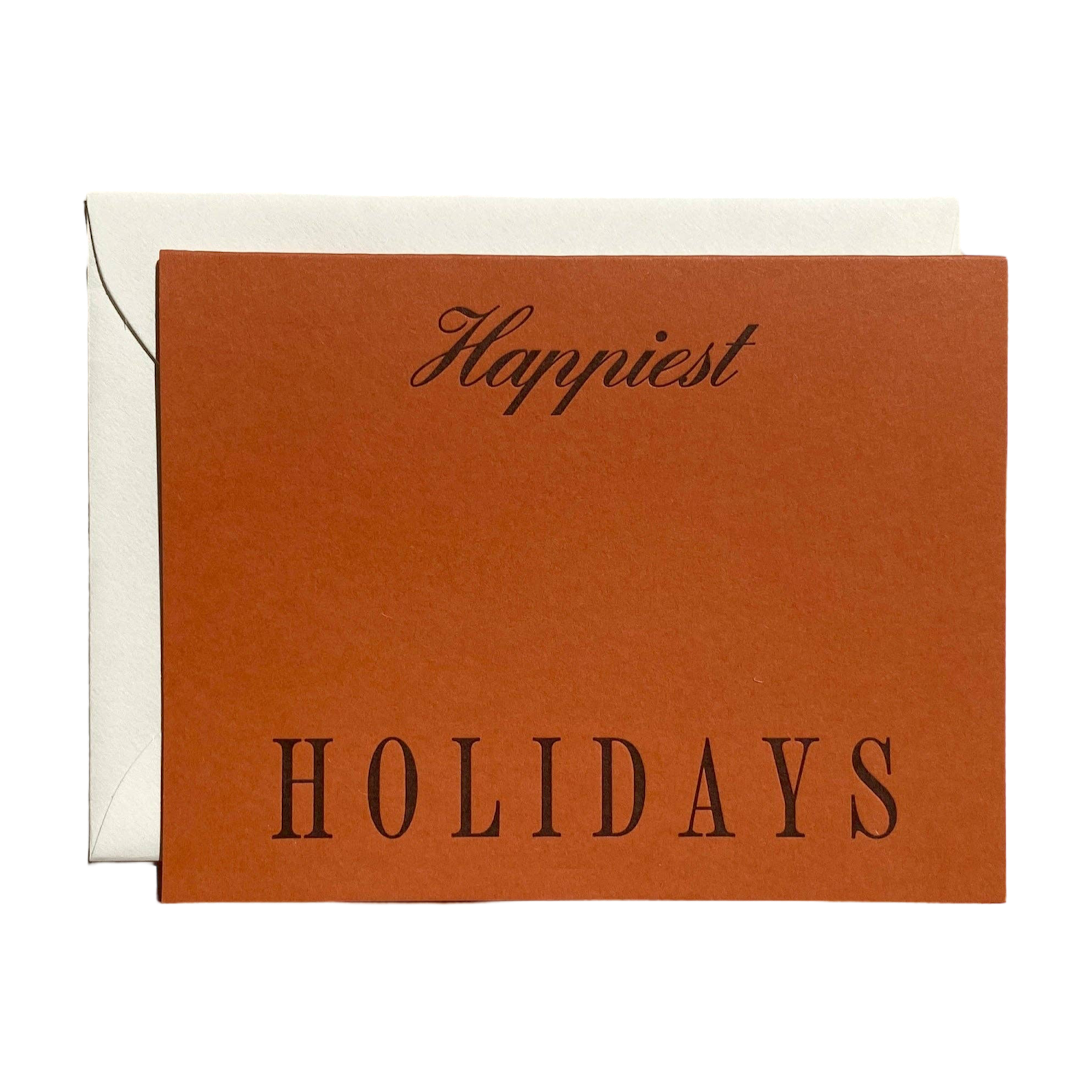 Happiest Holidays Card