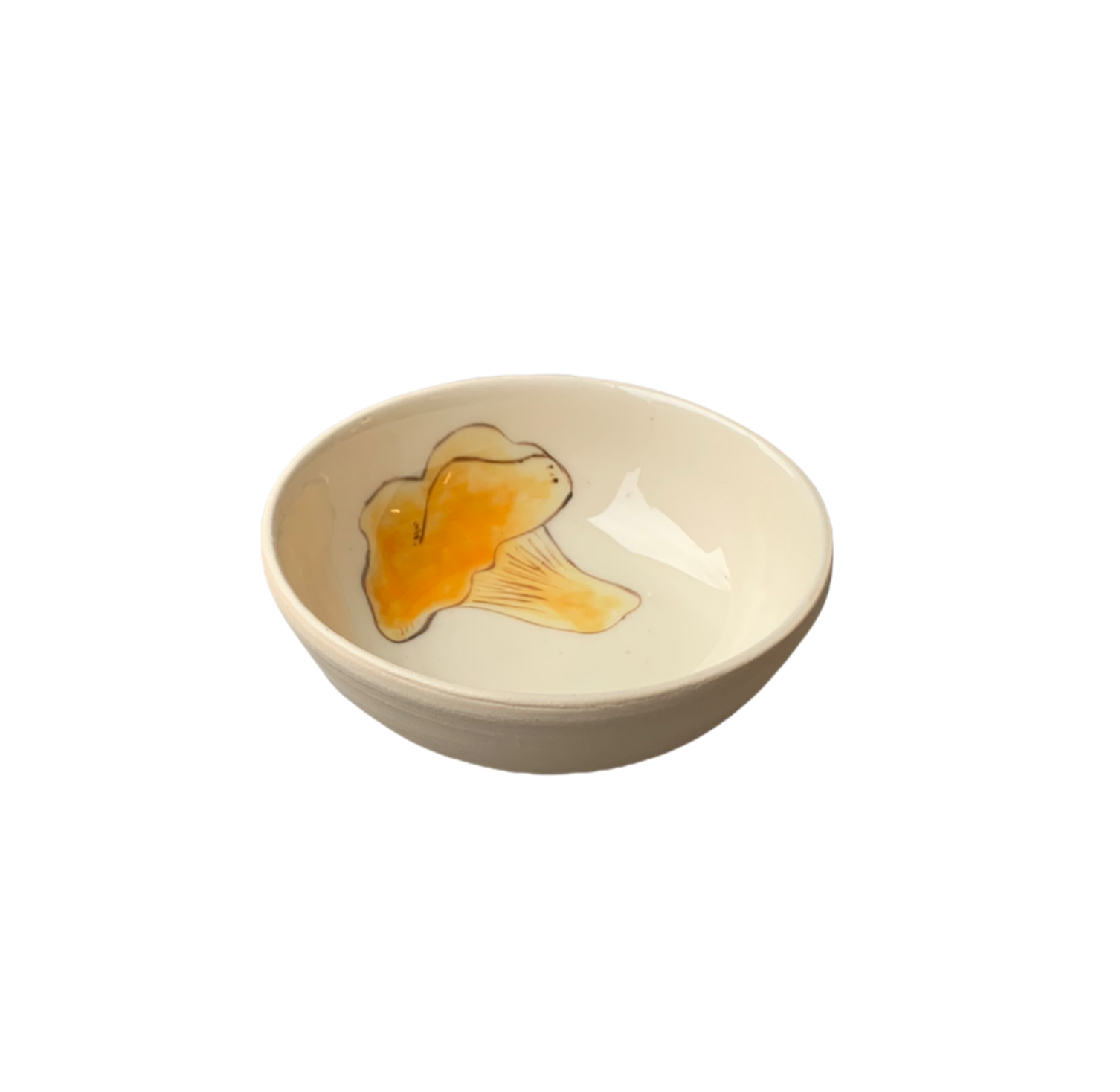 Dish with Chanterelle Mushroom