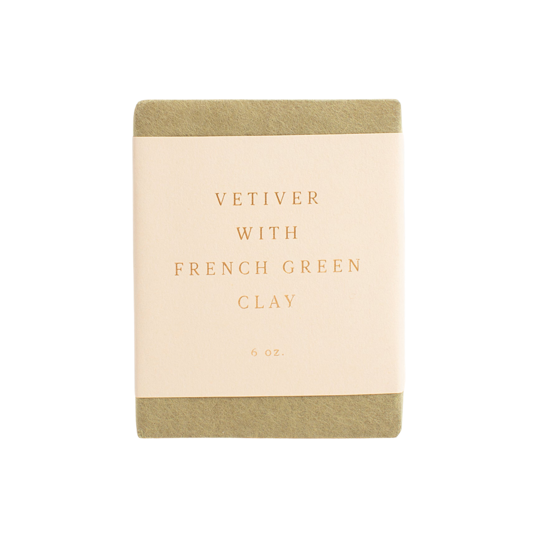 Vetiver With French Green Clay Bar Soap